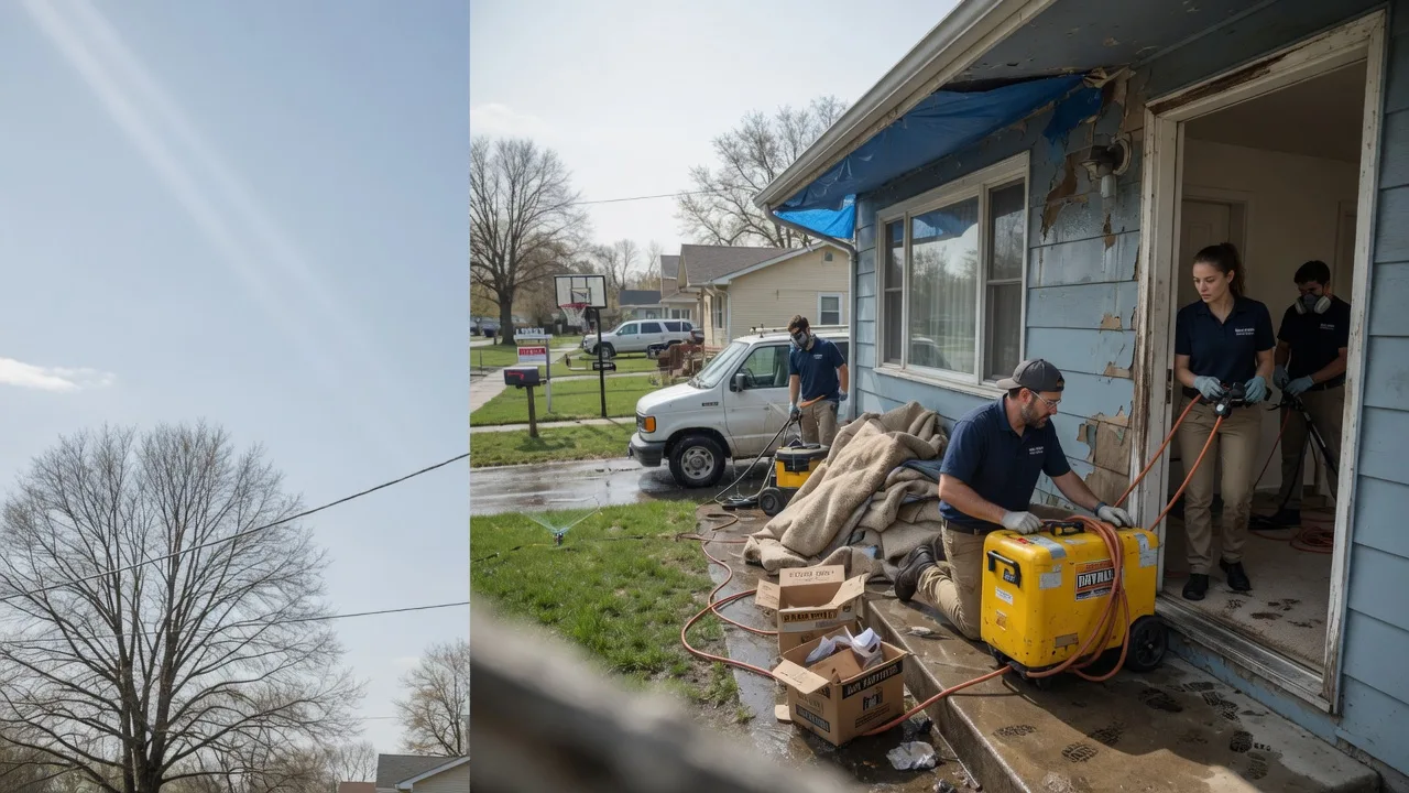 Basement Flood Cleanup in Camp Crook, SD near me
